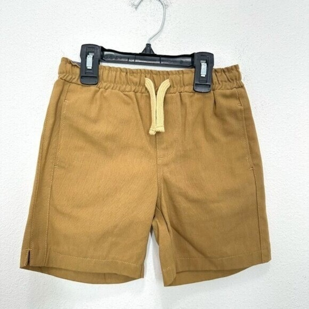 Sovereign Code‎ Boys Size 5 Shorts Brown Tan Khaki Pull On Shorts Casual Summer